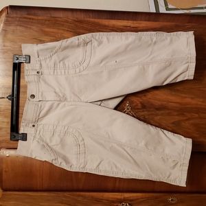 Khaki Bermuda shorts Lee 12 Petite